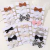 Hair Accessories 4Pcs/Set Newborn Flower Bows Headband for Girl Children Elastic Hair Bands Baby Hairband Soft Toddler Cute Hair Accessories Gift