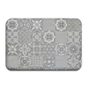 Bath Mats Gray Bohemian Mandala Flower Carpet Polyester Rug Non-Slip Floor Mat Doormat For Bedroom Kitchen Door Bathroom Decoration Dhgsy