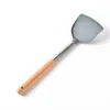 Spoons Frying Shovel Non Stick Anti-scalding High Temperature Resistance Hanging Hole Non-slip Kitchen Utensils Kitchenware Silicone