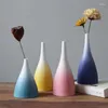 Vases en céramique Vase salon décoration créative Graduelle Matte Glaze Accessoires Dry Flower Arrangeur
