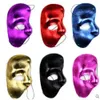 Phantom New Half Mask Left Face Of The Night Opera Men Kvinnor Masker Masquerade Party Masked Ball Masks Halloween Fest Supplies S ed S