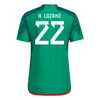 MEXICO 2023 BORT SOCCER JERSEYS H.LOZANO CHICHARITO RAUL LOZANO 22 23 fans Player Version Boys Youth Men Kids Set Kit Women Football Shirt