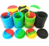 11ml Non stick large silicone oil container dab wax oil concentrate silicone oil barrel drums silicone jars glass bong