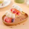 Moules de cuisson mini moule à crème glacée portable bricolage pâte haute qualité fleur de pêche en silicone