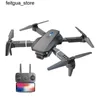 Dronlar Erkek ve Kız Oyuncak E88 Pro Mini RC Drone E88 Pro Drone 480p Çift Kamera 2.4G WiFi Ucuz Dört Helikopter Uzaktan Kumanda Helikopteri S24513