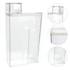 Flüssige Seifenspender Waschmittel für die Aufbewahrungsbox klarer Lotion Flasche Jar Pulverbehälter für Glas