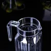 Tumblers Transparent Juice Jug Kettle Water Bottle Bar Food Grade Plastic Ice Tea Beverage Utensils