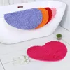 Bath Mats 40x50cm Heart-shaped Floor Bathtub Absorbent Non-slip Foot Toilet Bathroom Wedding Carpet Household Products