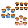 Moules de cuisson 100 pcs Cupcake Case Cake Muffin Douleurs de papier d'aluminium Papier en papier Moule de four