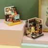 Architecture / bricolage House Case Mini Miniture Doll House DIY Small House Kit Faire chambre Jouets Home Chadow Decorations avec meubles Poupée en bois maison