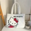 Wholesale 2024 New Handbag Cartoon Cute Down Fabric Kuromi bag bag bage pochacco cut