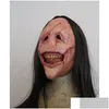 Feestmaskers terreur lang haar kwaad masker Halloween kostuum vrouwen mannen adt spook achtervolgde huis rekwisieten 230824 drop levering home tuin fe dhphs