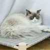 Letti per gatti mobili per gatti e cani Hammock in legno di legno di gatto Elevatore di raffreddamento di raffreddamento staccabile Portante per animali domestici interni ed esterni