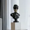 Alte griechische Mythologie Maskenfigur Frau Skulptur Heimat Dekoration Vintage Kunst Luxus Wohnzimmerzubehör Statue 240425