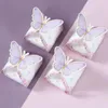 Geschenkverpackung 12pcs Butterfly Candy Boxen Geschenke Verpacken von Papier Geburtstags Hochzeitsbabyartikmarke für Gast für Gast