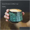 Coffewareセット1PCS 170mlセラミックカップコーヒー磁器カップ