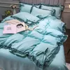 Set di biancheria da letto BBebSet copripiumino set di corene in stile principessa coreano 3/4pcs king size fogli e federe con trapunta