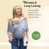 Carriers Slings Backpacks Baby Wrap Carrier for Summer Mesh Infant Carrier Solid Baby Sling Hand Free Baby Carrier Sling Baby Carrier Wrap for Newborn T240509