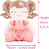 Baby Doll Gifts Plush Curly Girl Toys with Love 16" Orange