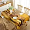 Table Cloth Dollar Rectangular Tablecloth Luxury Money Decor For Kitchen Dining Room Wedding Feast Party Decorations