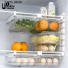収納ボックスビンフリージング引き出し用卵フルーツ野菜の食品保管スライドトレイ冷蔵庫仕分け吊りラックキッチンオーガナイザーS24513
