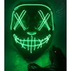 Halloween Masquerade Néon Party Masque Masques LED Light Glow dans le masque rougeoyant Horror Masker Masque de couleur fy9210