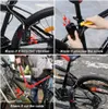 Systèmes d'alarme Camluxy Bluetooth Bicycle Lock Alarm 110db Sécurité Système d'alarme de vélo intelligent