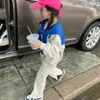 Kleidungssets 2-7 Jahre Kleinkinder Kinder Girl Sportswear Set Long Sleeve Pullover Sweatshirt Top Flared Pant 2pcs Tracksuit Herbstkleidung