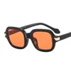 Солнцезащитные очки маленькие квадратные рамки женские солнцезащитные очки унисекс винтажный апельсиновый прямоугольник солнце