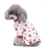 Dog Apparel Heve You 2024 Pet Jumpsuit Large Dogs Cotton Sleeping Pajamas Costume Coat Puppy Chihuahua Clothes Cat Clothing XS-XL
