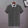 Designer Polos herrar polo t shirt man t shirt orm bin kort ärm broderi mode lyx polo casual män polo svart vit hög kvalitet brev kläder 897