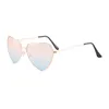 Sunglasses Fancy Dress Vintage UV 400 Outdoor Goggles Gradient Sun Glasses Heart Shaped Metal Frame Sunglasses