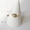 Cluster Rings Creative Design Silver Inlagd Diamond Soft Chain Opening Justerbar ring Retro Kompakt Charm Ladies Brand Jewelry