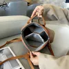 Schultaschen Innovative Dual-Use Kurzgriff Tasche Shell Form Elegantes Kuh Leder Frauen Rucksack Haut einzelner Schulterbeutel braun