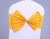 Textiles Home Garden Drop Delivery 2021 Fashion Elastic Organza Chair Covers Sashes Band Wedding Bow Tie Backs Props Bowknot Spand8502775