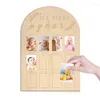 Frames Baby Picture Frame MyFirstyear PO Display Board Board 12 mois pour Boy Girl