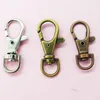 Keychains Groothandel 100 van de mode Swivel Lobster Clasp Rhodium Geplate Iron Fit Keyring/Rings/Key Chain 38mm