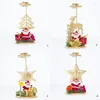 Candle Holders Gift Christmas Tree Dining Table Desktop Decoration Ornaments Iron Candlestick