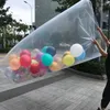 Opbergtassen ballondas voor transport ballon helder groot plastic gereedschap verjaardagsgebied afstuderen verwijdering