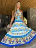 Vestidos de mulheres impressas sexy bohemia