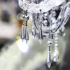 Dekorativa figurer HD 25st Chandelier Crystals Ersättning Crystal U Drop Prisms Icicle 3 "Lång (klar)
