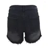 Shorts Shorts Cozy Denim Dames Zomer Summer Single-Breasted Bushed Fashion Female Casual Street Pocket Straight jeans broek