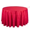 Tableau de table 10pcs carré solide d'épaisseur pour el banquet décor intérieur couvertures rondes rounds blancs rouges à manger