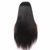 Les perruques brésiliennes brésiliennes humaines pré-cueillies de perruques en dentelle complètes avec des cheveux pour bébé bon marché brésilien naturel en dentelle à la cheveux en dentelle pour femmes noires