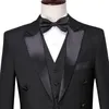 Herren Tuxedo Tailcoat formelle Kleidanzüge Swallow Heckmantel Navy Blue männliche Jacke und Hosen Party Hochzeitstanz Magie Leistung 240513