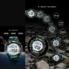 Coobos Children Watch Navy Blue Camouflage Kids Watch Sport Led Digital Watch Waterproof Luminous Watches For Student Boys Girls 240514