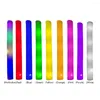 Party Decoration LED Foam Bar Sponge Light-Up Sticks Glow in the Dark Inbyggda Battery Battery Wedding Festival Supplies