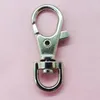 Keychains Groothandel 100 van de mode Swivel Lobster Clasp Rhodium Geplate Iron Fit Keyring/Rings/Key Chain 38mm