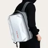 Homens de 173 polegadas Laptop Backpack Backpack à prova d'água Hard Shell e esport de jogos dupla abertura 35L Bags de viagem 240430