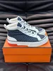 2024 Designer Mens Trail Casual Sneaker Scarpe High Top Skate Schermo in pelle scamosciata di caprente di capra in pelle di capra bianca scontata all'ingrosso sconta